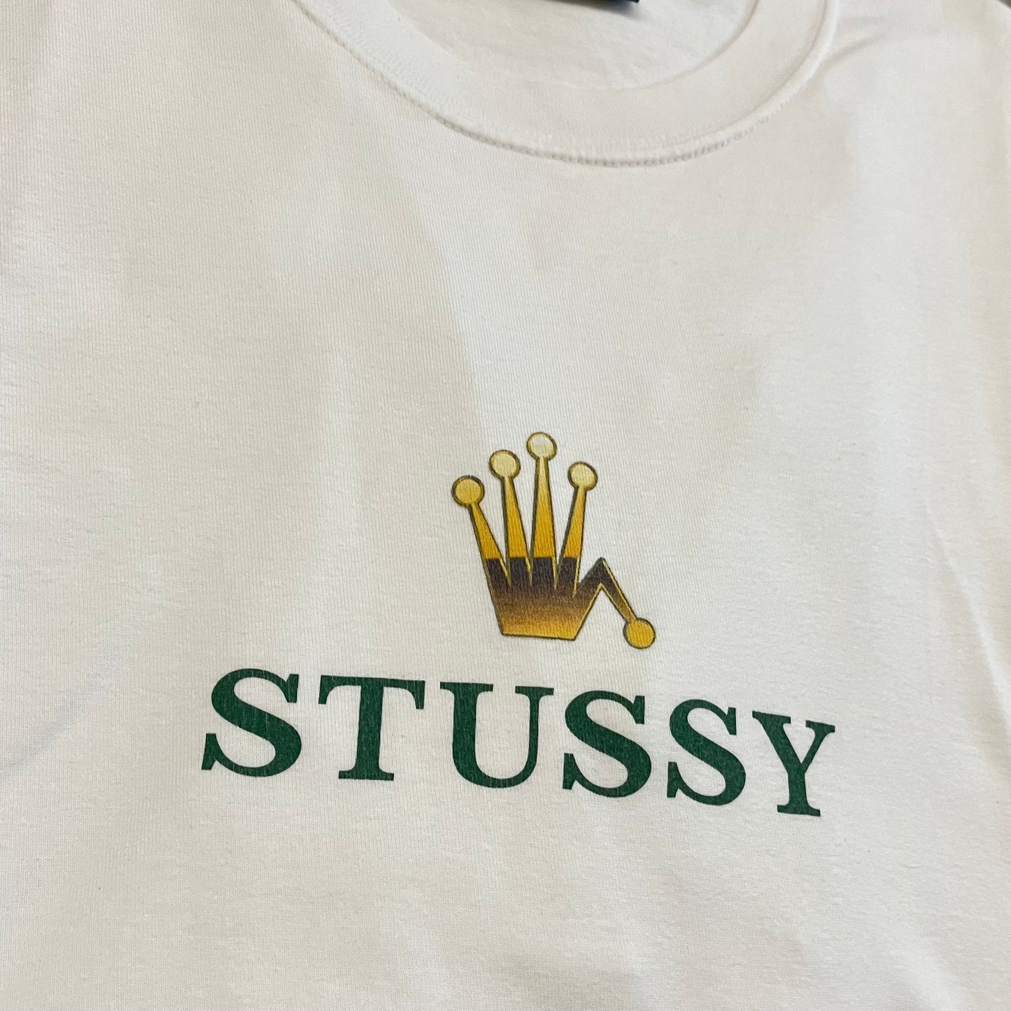 STUSSY crown logo tee