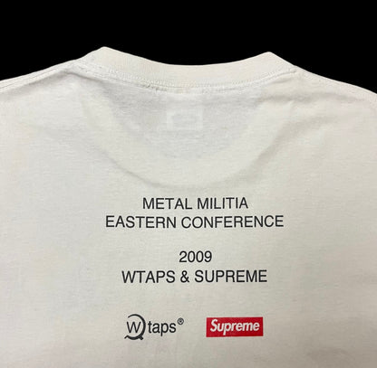 Vintage SUPREME WTAPS MILITIA  tee 2009