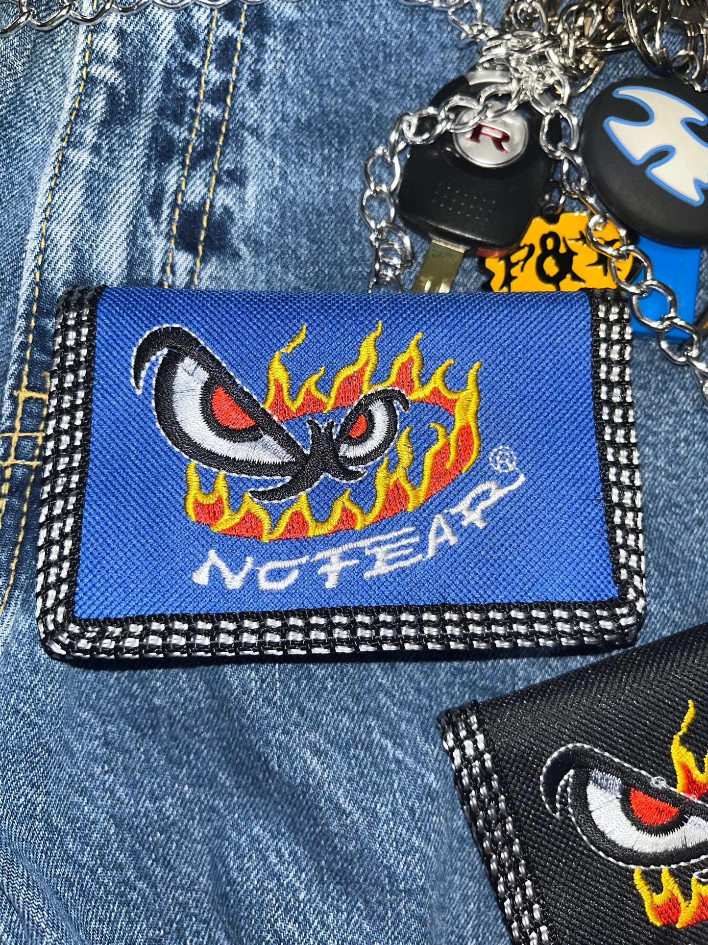 BOOTLEG NO FEAR WALLET (BLUE)