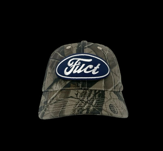 FUCT parody oval logo cap REALTREE
