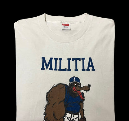 Vintage SUPREME WTAPS MILITIA  tee 2009