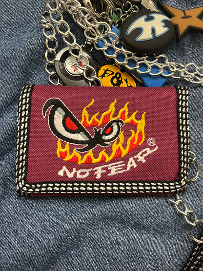 BOOTLEG NO FEAR WALLET (BURGUNDY)