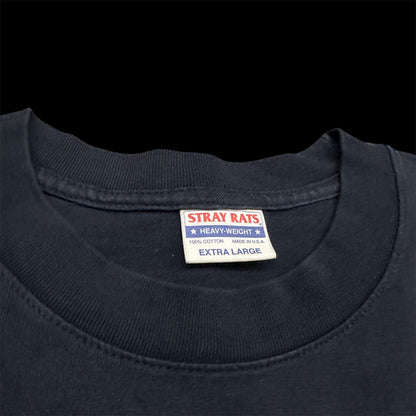 STRAY RATS browser tee navy