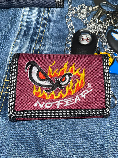 BOOTLEG NO FEAR WALLET (BURGUNDY)