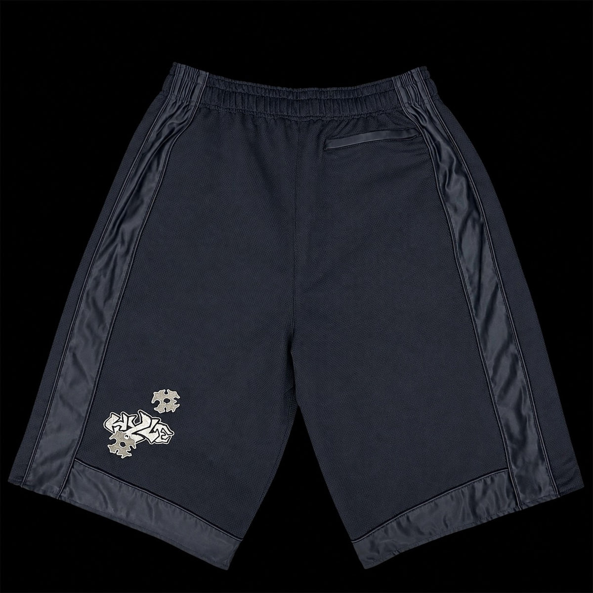 HYLE EMBROIDERY LOGO SWAG SHORTS