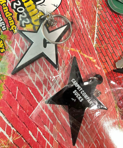 Brand new CARPET COMPANY C Star logo keychain