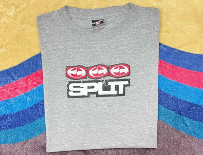 Vintage SPLIT SKATEBOARD logo tee